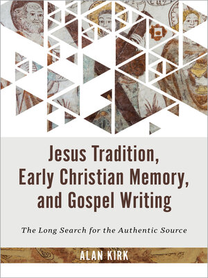 cover image of Jesus Tradition, Early Christian Memory, and Gospel Writing